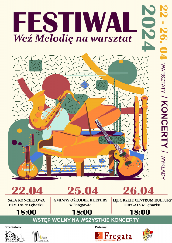 Grafika 1: Festiwal "Weź Melodię na Warsztat!" w Kinie "Fregata"!