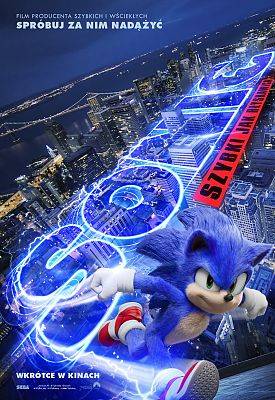 Grafika 1: Kultowy Sonic na wielkim ekranie!