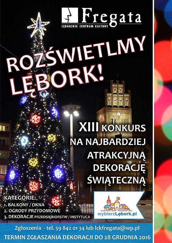 Grafika 1: Konkurs "Rozświetlmy Lębork"