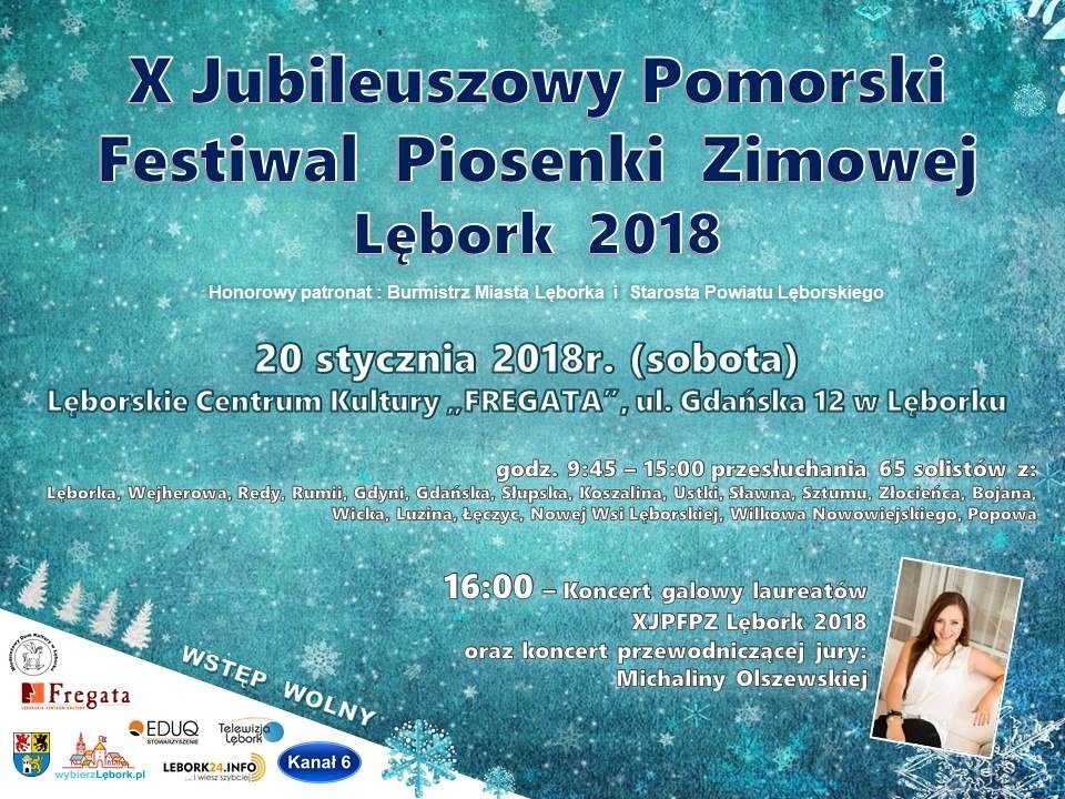 Grafika 1: Pomorski Festiwal Piosenki Zimowej - zapraszamy!