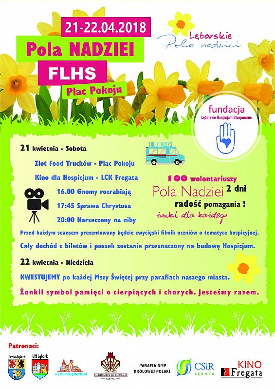 Grafika 1: Kino "Fregata" dla Lęborskiego Hospicjum!