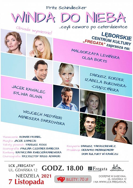 Grafika 1: „Winda do Nieba” - spektakl teatralny we „Fregacie”
