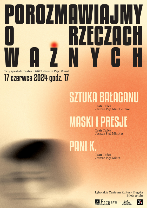 Grafika 1: Premierowe spektakle Teatru Tańca Jeszcze 5 Minut