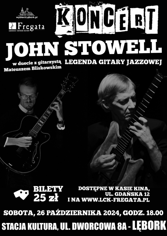 Grafika 1: Koncert Mateusza Bliskowskiego i Johna Stowella