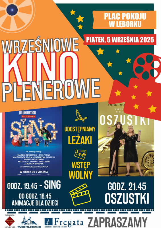 Grafika 1: Wrześniowe kino plenerowe na Placu Pokoju