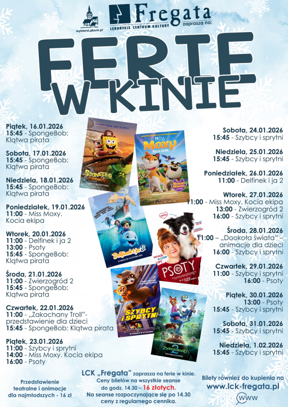 Grafika 1: Ferie w Kinie "Fregata"