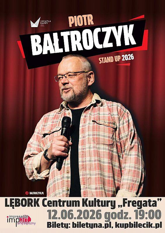 Grafika 1: Piotr Bałtroczyk Stand-Up