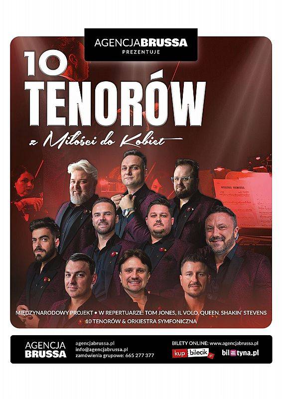 Grafika 1: Koncert "10 Tenorów - Z miłości do kobiet"