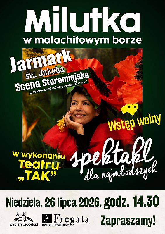Grafika 1: “Milutka w malachitowym borze” - spektakl dla najmłodszych