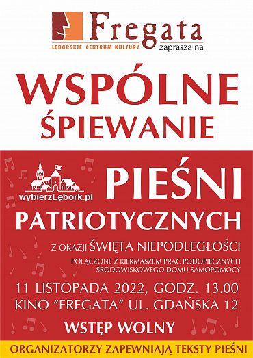 Wspólne Śpiewanie Pieśni Patriotycznych w Kinie “Fregata”