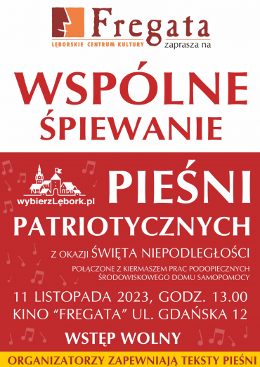 Wspólne Śpiewanie Pieśni Patriotycznych w Kinie “Fregata”