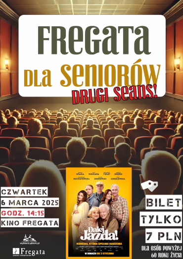 Drugi seans w ramach “Fregaty dla Seniorów”