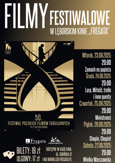 Filmy z gdyńskiego festiwalu w Kinie "Fregata"