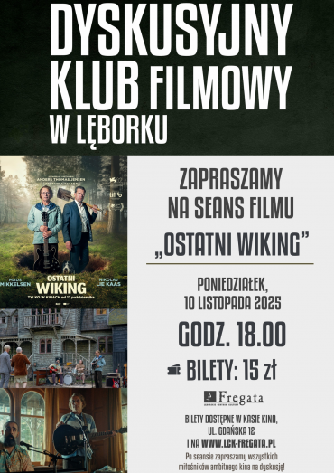 Listopadowe spotkanie Dyskusyjnego Klubu Filmowego