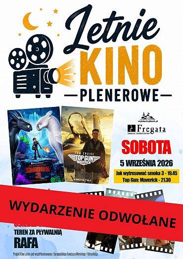 Wrześniowe kino plenerowe na Osiedlu Sportowa/ WYDARZENIE ODWOŁANE