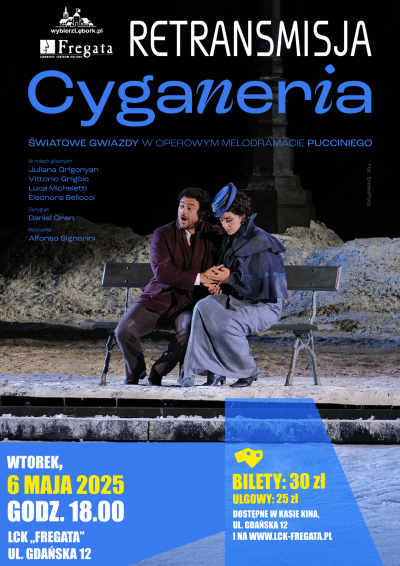 Opera "Cyganeria" - retransmisja grafika