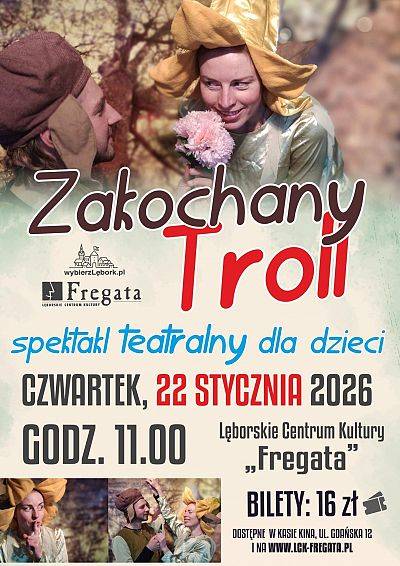 Zakochany Troll - spektakl dla dzieci grafika