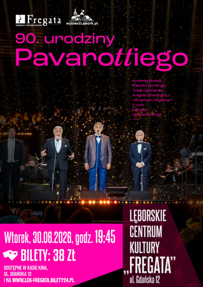 90. urodziny Pavarottiego - retransmisja koncertu grafika