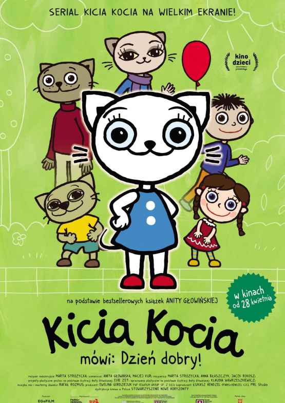 Grafika 1: Kicia Kocia mówi: Dzień dobry!