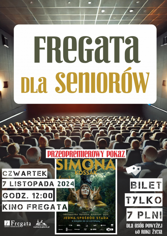 Grafika 1: Seanse dla seniorów we „Fregacie”