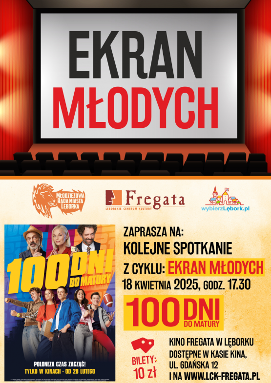 Grafika 1: EKRAN MŁODYCH: 100 dni do matury