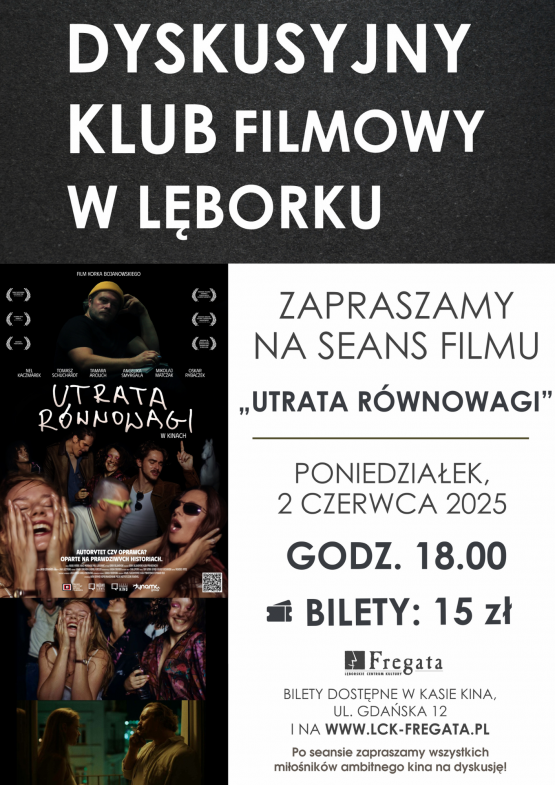 Grafika 1: Czerwcowy DKF - zapraszamy na spotkanie z reżyserem