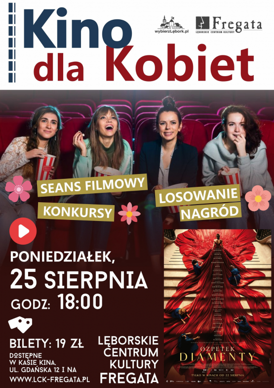 Grafika 1: Sierpniowe spotkanie "Kina dla Kobiet"