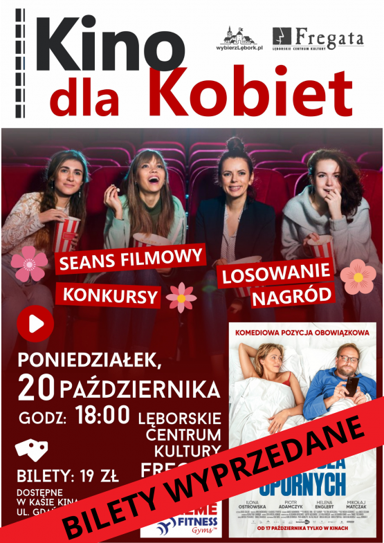 Grafika 1: Kino dla Kobiet - zapraszamy w październiku