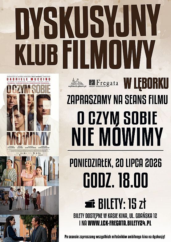 Grafika 1: DYSKUSYJNY KLUB FILMOWY: O czym sobie nie mówimy