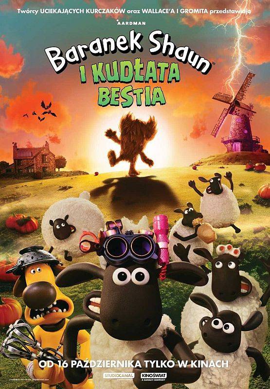 Grafika 1: Baranek Shaun i kudłata bestia
