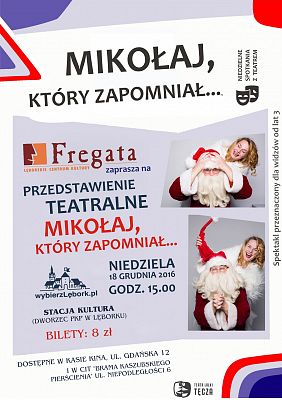 Grafika 3: „Mikołaj, który zapomniał" - spektakl dla najmłodszych