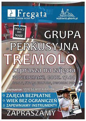 Grafika 4: Grupa Perkusyjna TREMOLO zaprasza na zajęcia