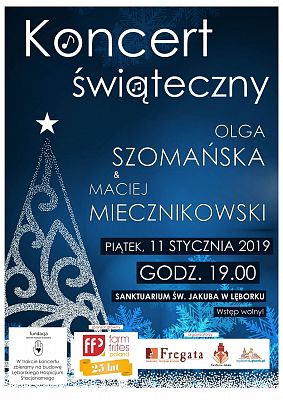 Grafika 1: Olga Szomańska i Maciej Miecznikowski zaśpiewają kolędy