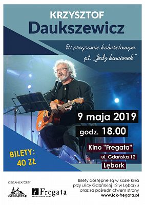 Grafika 1: Krzysztof Daukszewicz wystąpi w Lęborku