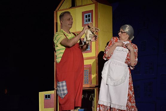 Grafika 10: Niedzielne spotkanie z teatrem" "Pan Brzuchatek" 24.02.2019