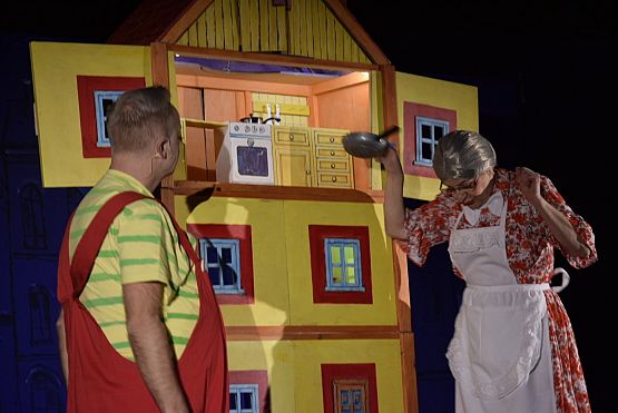 Grafika 18: Niedzielne spotkanie z teatrem" "Pan Brzuchatek" 24.02.2019