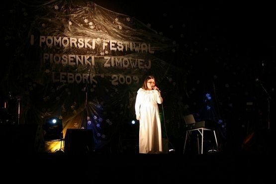 Grafika 1: I Pomorski Festiwal Piosenki Zimowej w Lęborku