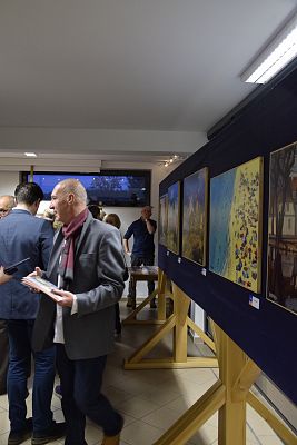 Grafika 1: Wystawa malarska Ryszarda Zająca 4.10.2019