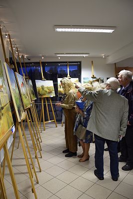 Grafika 2: Wystawa malarska Ryszarda Zająca 4.10.2019
