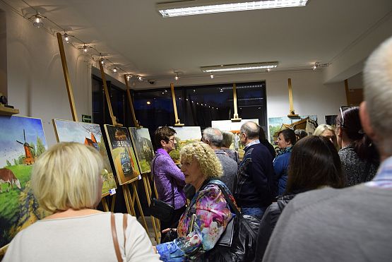 Grafika 9: Wystawa malarska Ryszarda Zająca 4.10.2019