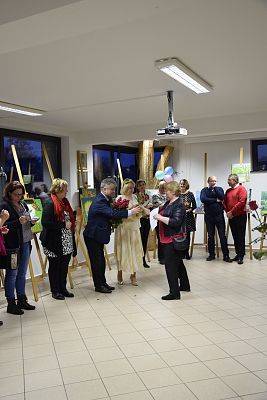 Grafika 21: Wystawa malarska malarek z lęborskiego Uniwersytetu Trzeciego Wieku 18.02.2020