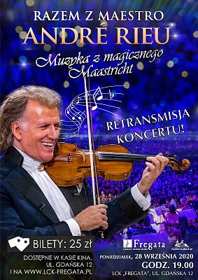 Grafika 1: André Rieu powraca do kin, by podnieść nas na duchu!