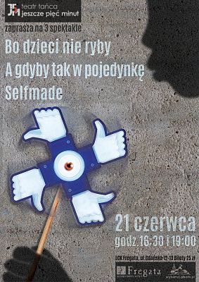 Grafika 2: Spektakle Teatru Tańca Jeszcze Pięć Minut – trzy premiery