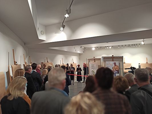 Grafika 3: "Remanenty" - wernisaż Ryszarda M. Zająca (24.09.2021)