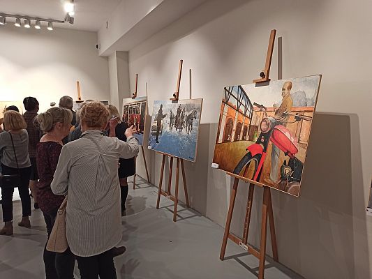 Grafika 5: "Remanenty" - wernisaż Ryszarda M. Zająca (24.09.2021)