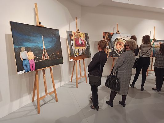 Grafika 8: "Remanenty" - wernisaż Ryszarda M. Zająca (24.09.2021)