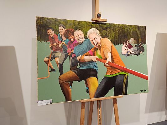 Grafika 9: "Remanenty" - wernisaż Ryszarda M. Zająca (24.09.2021)