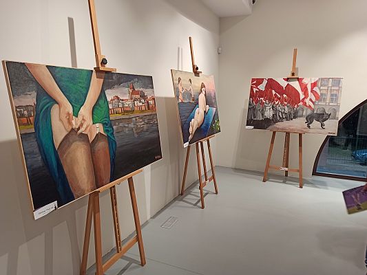 Grafika 15: "Remanenty" - wernisaż Ryszarda M. Zająca (24.09.2021)