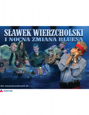 Grafika 1: 40-lecie Nocnej Zmiany Bluesa – koncert w Lęborku