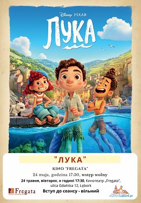 Grafika 1: “Luca” - pokaz filmowy z ukraińskim dubbingiem